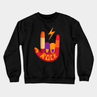 Rock hand Crewneck Sweatshirt